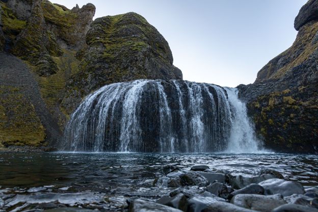 Kvernufoss Waterfall